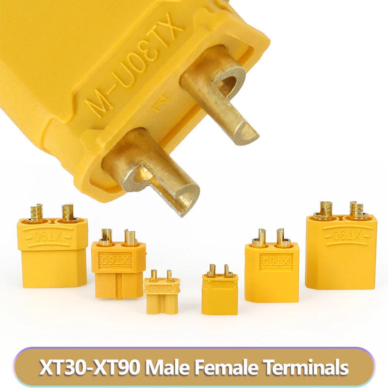 5-20Pcs XT-Series XT30U XT60 XT90 Female Male Connectors Bullet Plugs Terminal Set For Lipo Battery Rc Drone Airplane Car Boat