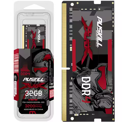 PUSKILL DDR4 mémoire Ram ordinateur portable 32GB 16GB 8GB 4GB 3200 2666 2400 DDR3L 1.35V 1600 1333 mémoire d'ordinateur portable Sodimm