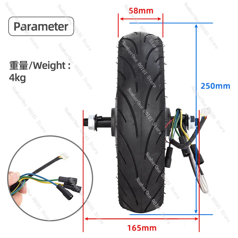 For Ninebot Max G30 Electric Scooter, 350W Rear Wheel Drive Hub Motor Replacement Part, Folding E-Scooter Accessories