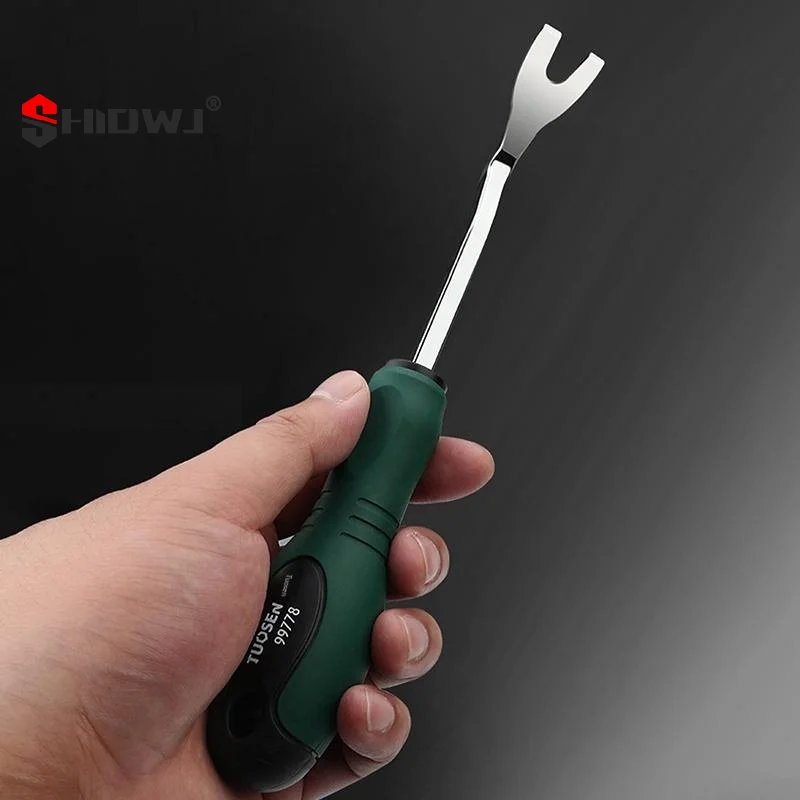 

Auto Door Panel Clip Remover Tool Durable Steel Pry Bar Kit For Interior Trim Removal Car Repair Accessories