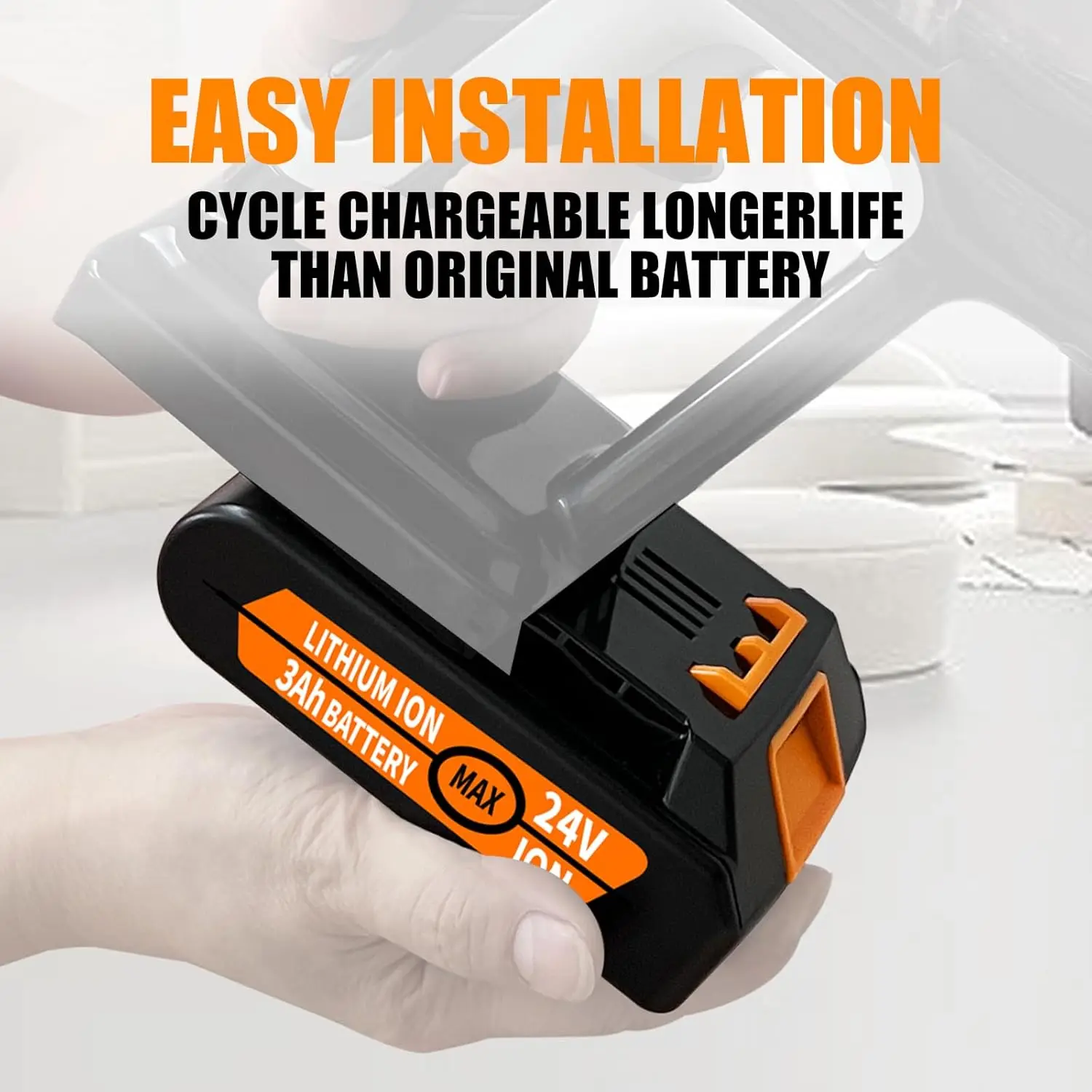 (2 قطعة) بطارية صب aspirateur Bissell، استبدال صب CleanView XR 4054 3789U، 3797V، بطارية 24V 3,0Ah #2