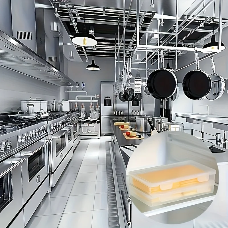Transparent Cheese Storage Box,SnapOn Sealing Design,Prevents Odor Contamination,Long-Lasting Freshness,Saves Refrigerator Space