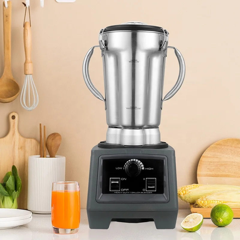 Commercial Juicer Blender Mixer 4L Stainless Steel Food Jar Food Processor Professional Industrial Kitchen Machine Electric