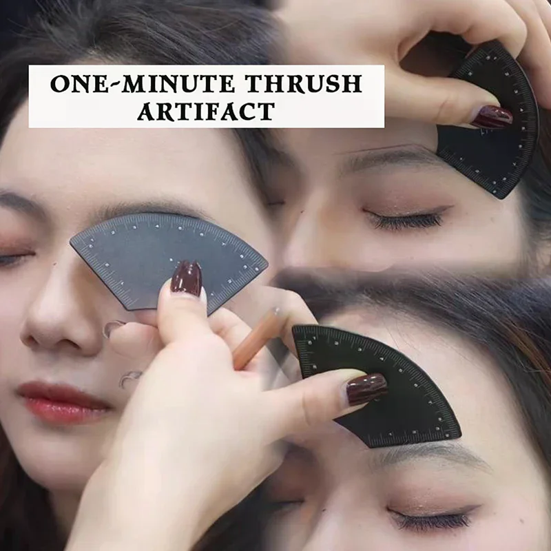 

Aluminum Alloy Fast Drawing Eyebrow Design Ruler Microblading Mapping Tool Shaping Permanent Makeup Drawing Guide Ruler Tattoo