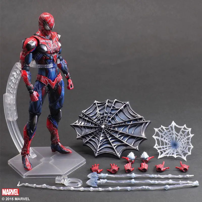 playarts-kai-pa-kai-avengers-spider-man-marvel-limited-edition-poseable-action-figure-toy-model-primary-color-black