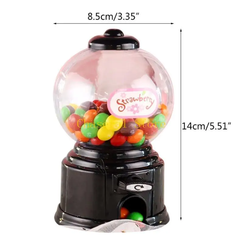 E7CE Mini Bubble Gum Candy Dispentier Unique Money Saving Coin Rangement Boîtes