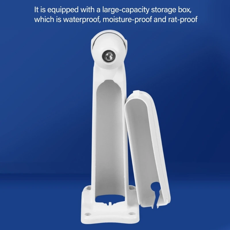 حامل كاميرا من البلاستيك والمعدن عالي القوة للمراقبة الخارجية الآمنة مع خيار تحديد المواقع المرن #4