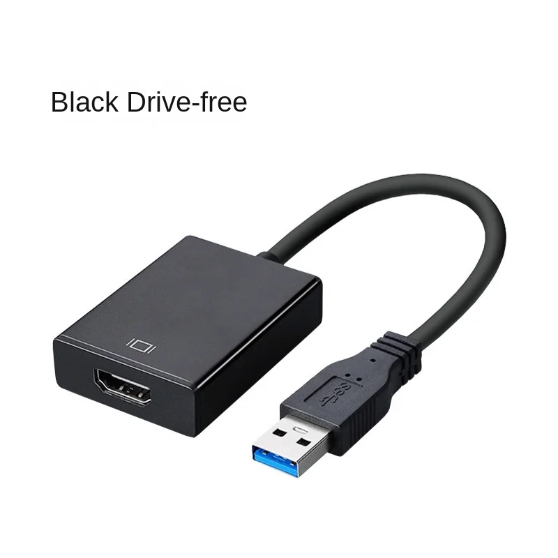 1080P 60HZ HD Portable USB 3.0 To HDMI-compatible Audio Video Adapter Converter Cable High Speed 5 Gbps for Windows 7/8/10 PC
