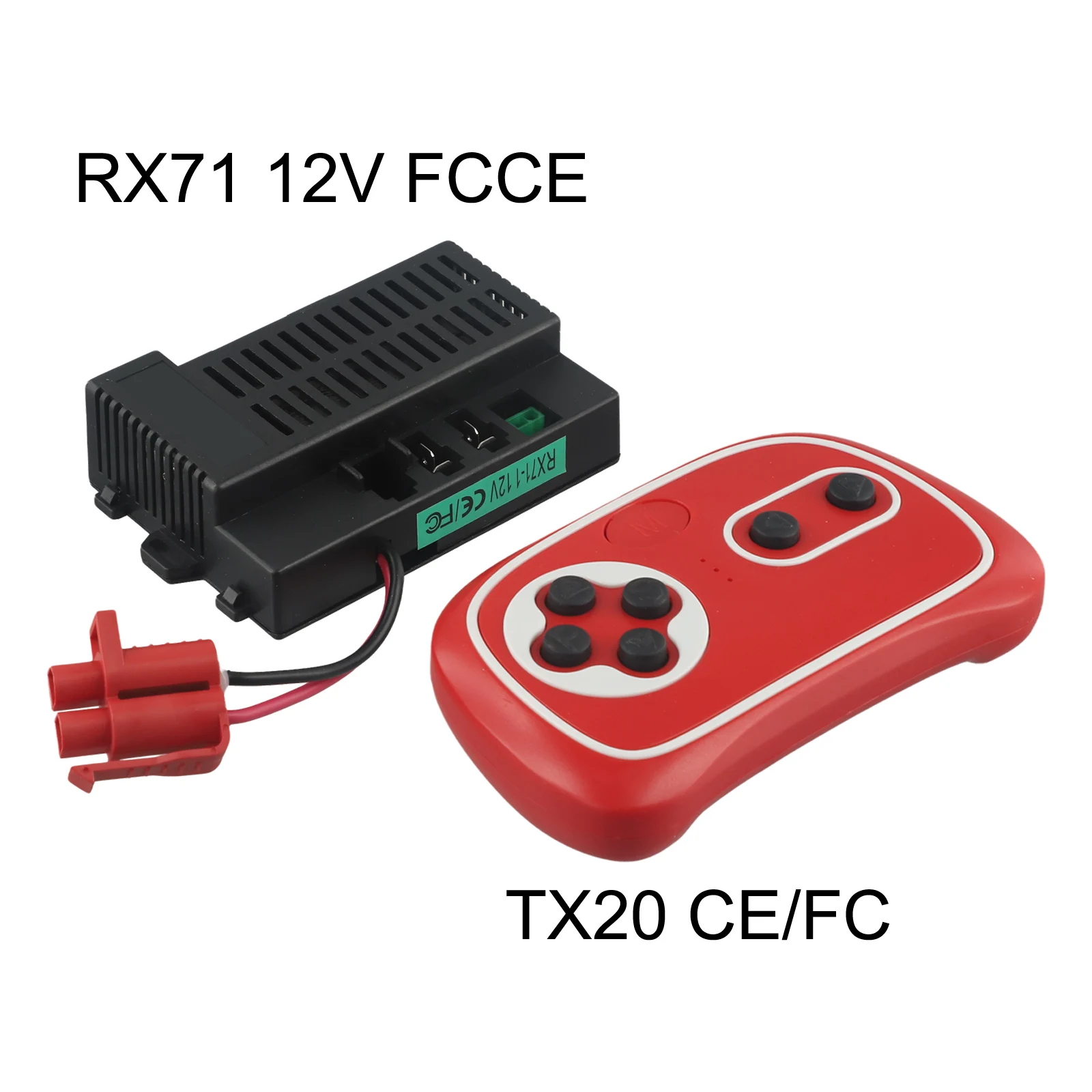 RX71 12V Remote Control And Kit Controller For Childrens Electric Ride Car Replacement Parts ABS Metal Accessories