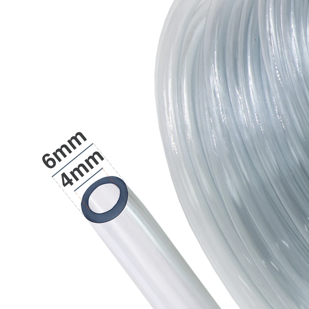 1/4 \'\'PVC miękki wąż 1-100M przezroczysta pompka do akwarium rurka mikro ogród nawadniania w szklarni podlewanie rury Superior Plastic