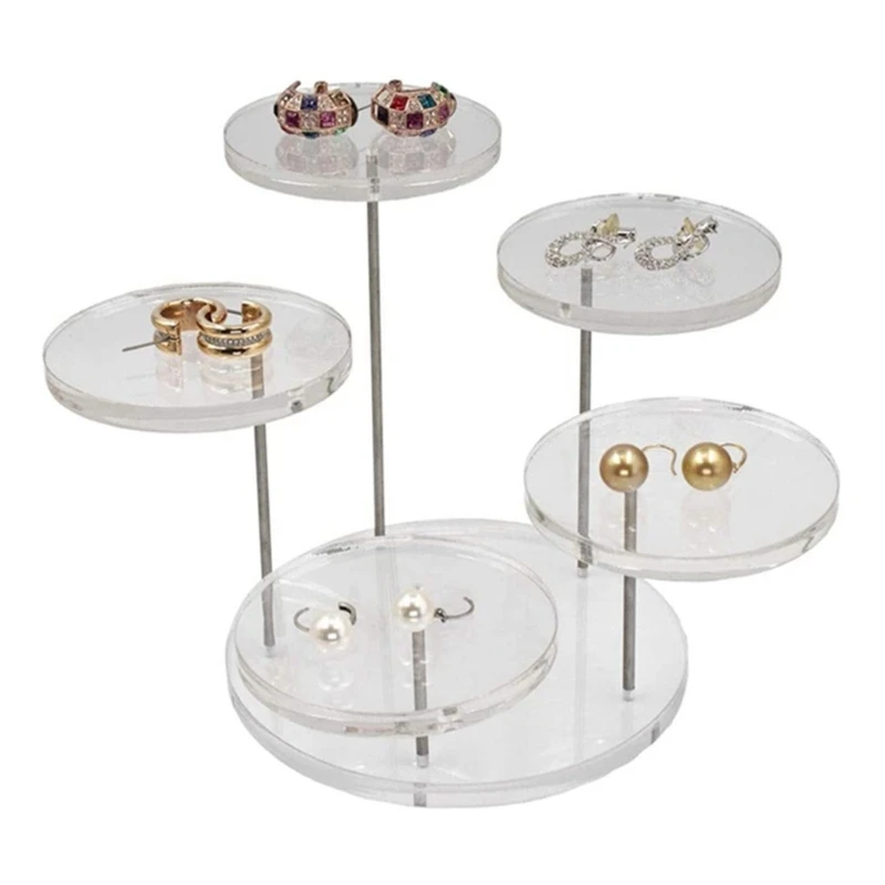 Elegant Acrylic Jewelry Showcase Durable Rings Ornament Display and Storage Rack dropshipping