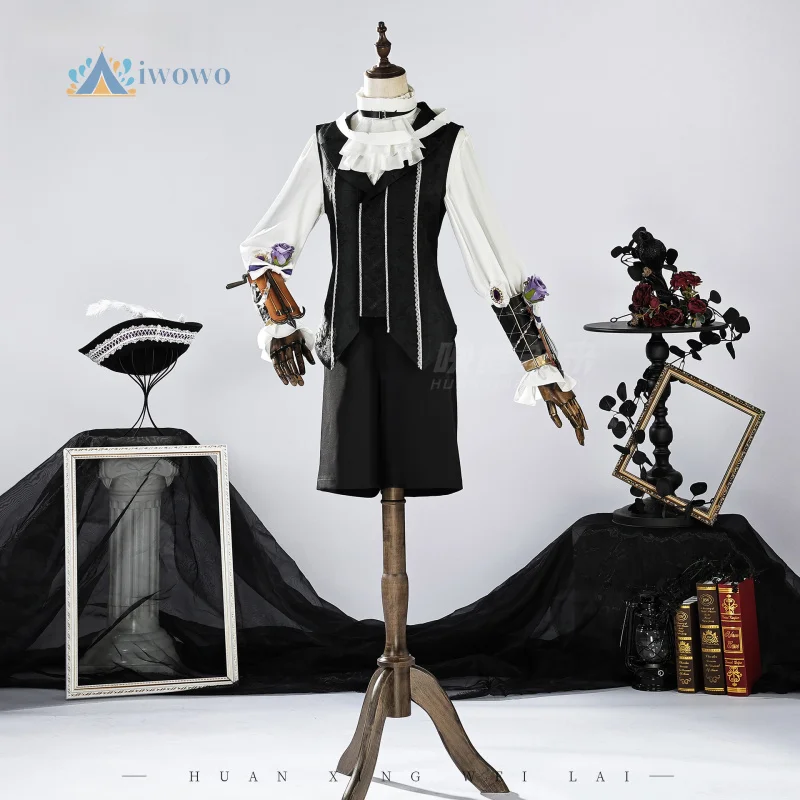 

New Game Identity V Emil‌ Cosplay Costume Vest Tops Pant Hat Uniform Role play Suit Halloween Carnival Party Comic Con Outfit