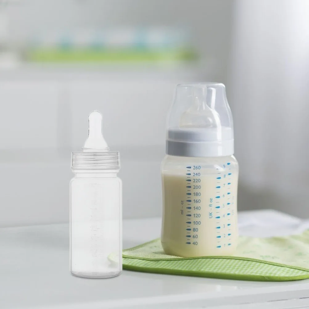 4개입 아기 우유병 일회용 신생아 병 0-3개월 간편 세척 세척 필요 없음 바쁜 부모님들에게 이상적