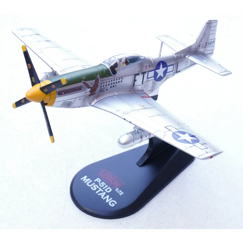 1/72 Scale United States Air Force Mustang P-51D P51D Fighter Aircraft Alloy Model Collection Decoration Item Display view 5