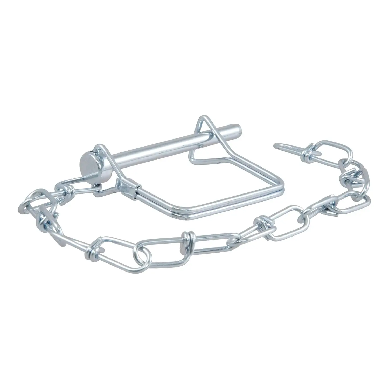 

CURT 25012 Trailer Coupler Pin with 12-Inch Chain, 1/4-Inch Diameter x 2-3/4 -Inch Long, Trailer Parts