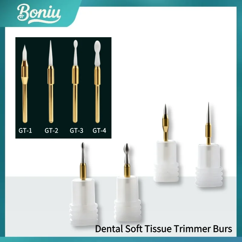 

Dental Ceramic Burs Soft Trimmer Tissue Burs Gingiva Trimmer Soft Bur High-speed Cutting Needle Soft Tissue Repair of Teeth