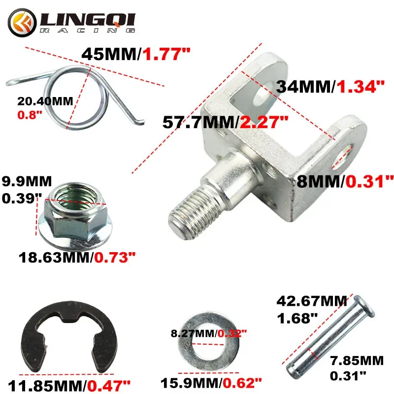 

Motorcycle Original Parts Footpeg Supports For Light Bee X S Bike Aluminum Foot Pedal Connection Bracket Motocross Accessories