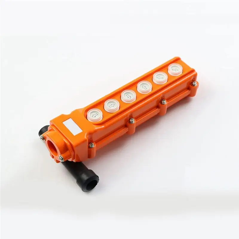 DT19 Crane Up Down Button COB-63 Rainproof Driving Button Switch 6 Ways 250V 5A Plastic Yellow White Black