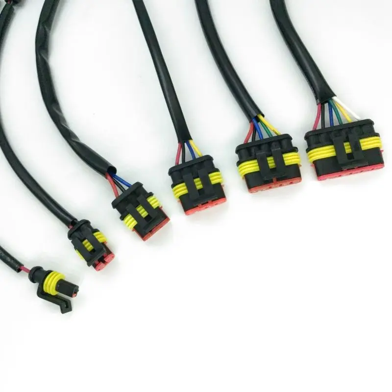 Conector impermeável rápido Cabo de Extensão, Dustproof Conector Do Carro, Tomada, 1 Pin, 2 Pin, 3 Pin, 4 Pin, 5 Pin, 6 Pin