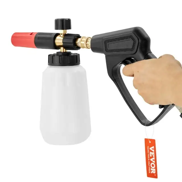 

Мыло для мытья автомобиля Lance Spray 1/4 ", пистолет для мойки под давлением со снежной пеной