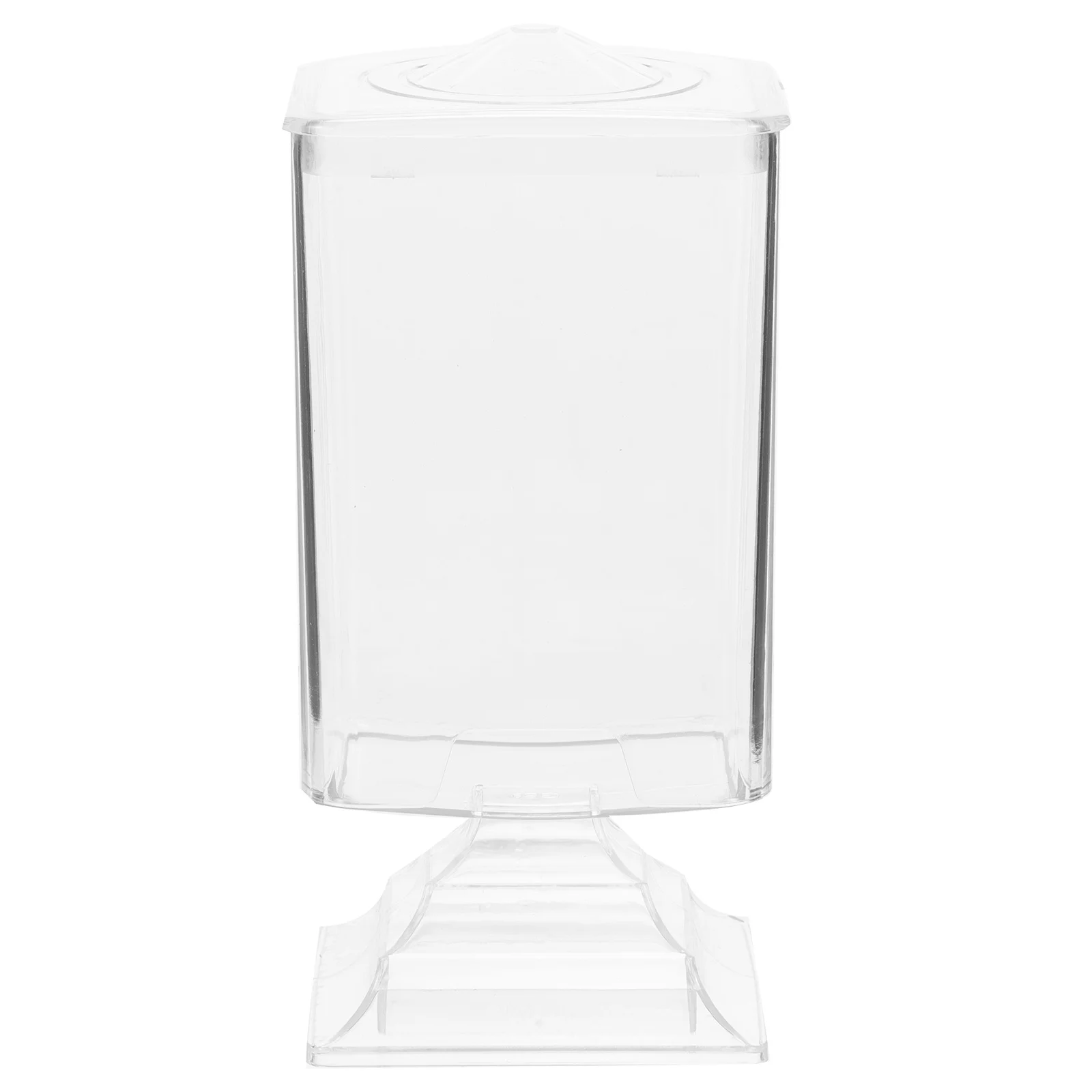 Wattenpad-organizer Transparante hoge standaard Houder voor nageldoekjes Make-up verwijderaar Pads Opbergcontainer voor ijdelheid