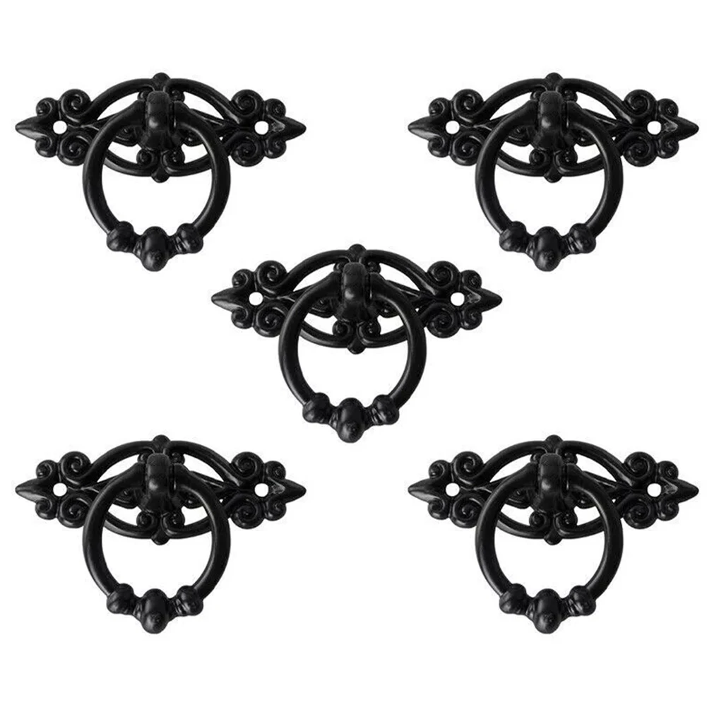 Perangkat Keras Furnitur Retro Pegangan Laci Antik Pemasangan Mudah Pegangan Perangkat Keras Furnitur Retro Untuk Lemari Dapur