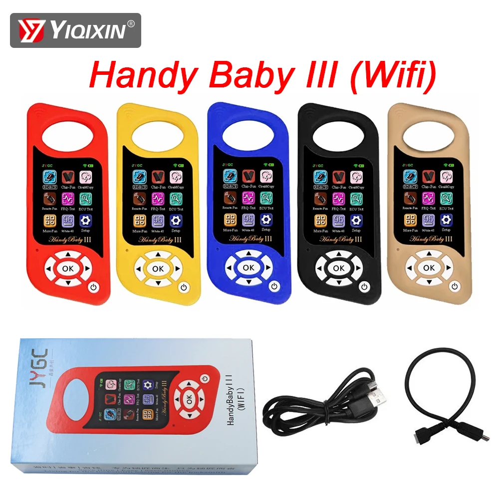 JYGC Handy BabyIII Autoschlüssel-Programmierer, kostenlose 96-Bit-48-Funktionsfernbedienungen, generieren für 4D 46 47 48 8A King Super Red Chip Clone Wifi
