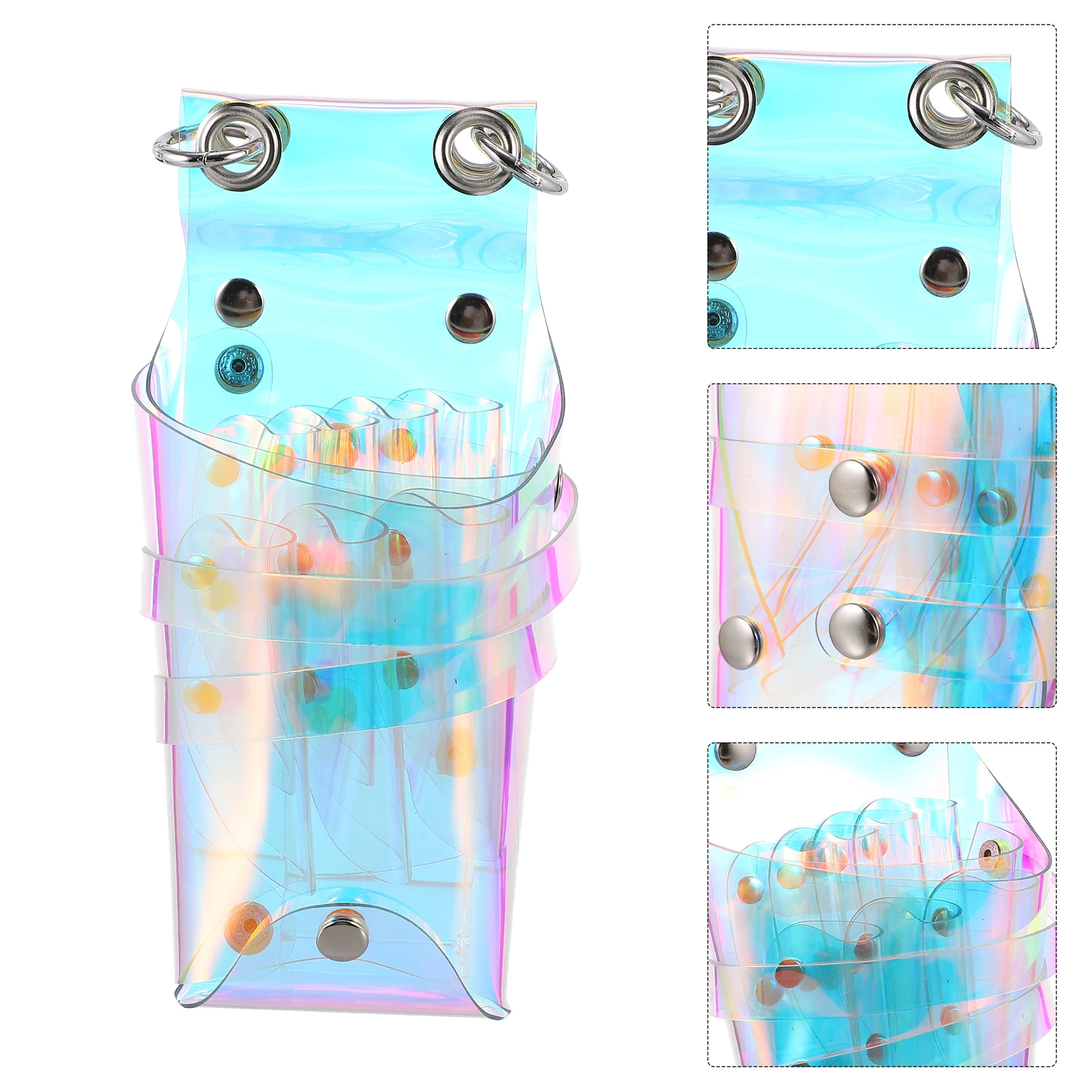 

1Pc Tpu Stylish Barber Scissors Pouch Cross Body Bag For Hairdressing Tools With Exquisite Craftsmanship