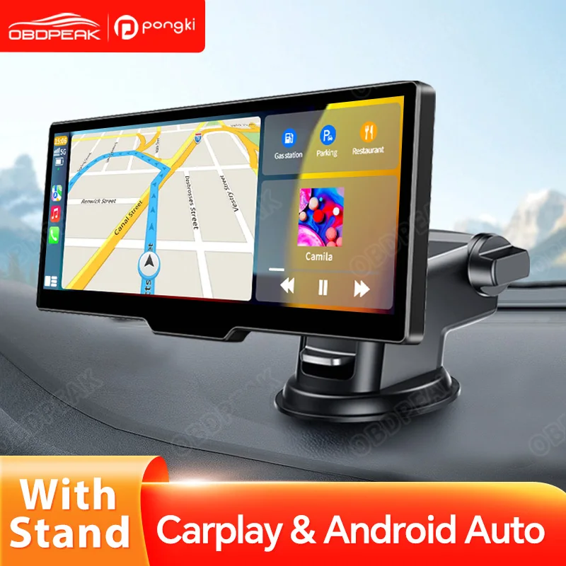 

Car DVR 10.26" Carplay Wireless Bluetooth Android Auto Dash Camera GPS 5G WiFi FM+AUX Rear Camera Multimedia Player