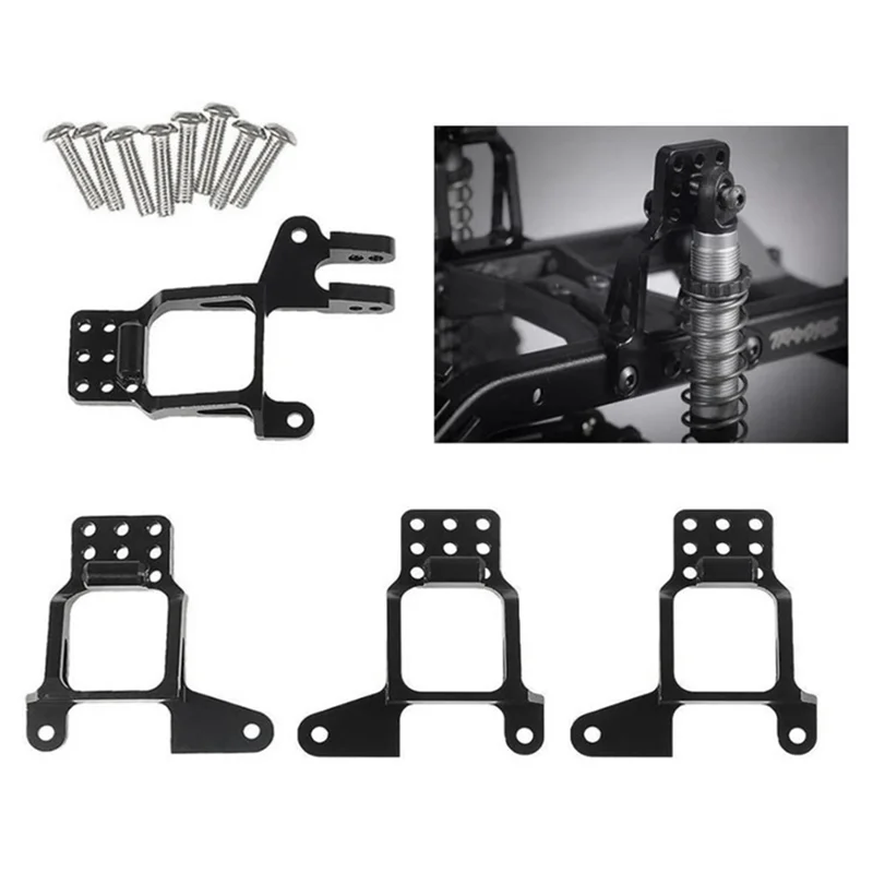 B78B-4PCS Aluminum Front & Rear Shock Towers Mount For 1/10 RC Crawler TRX-4 TRX4 Upgrade Parts