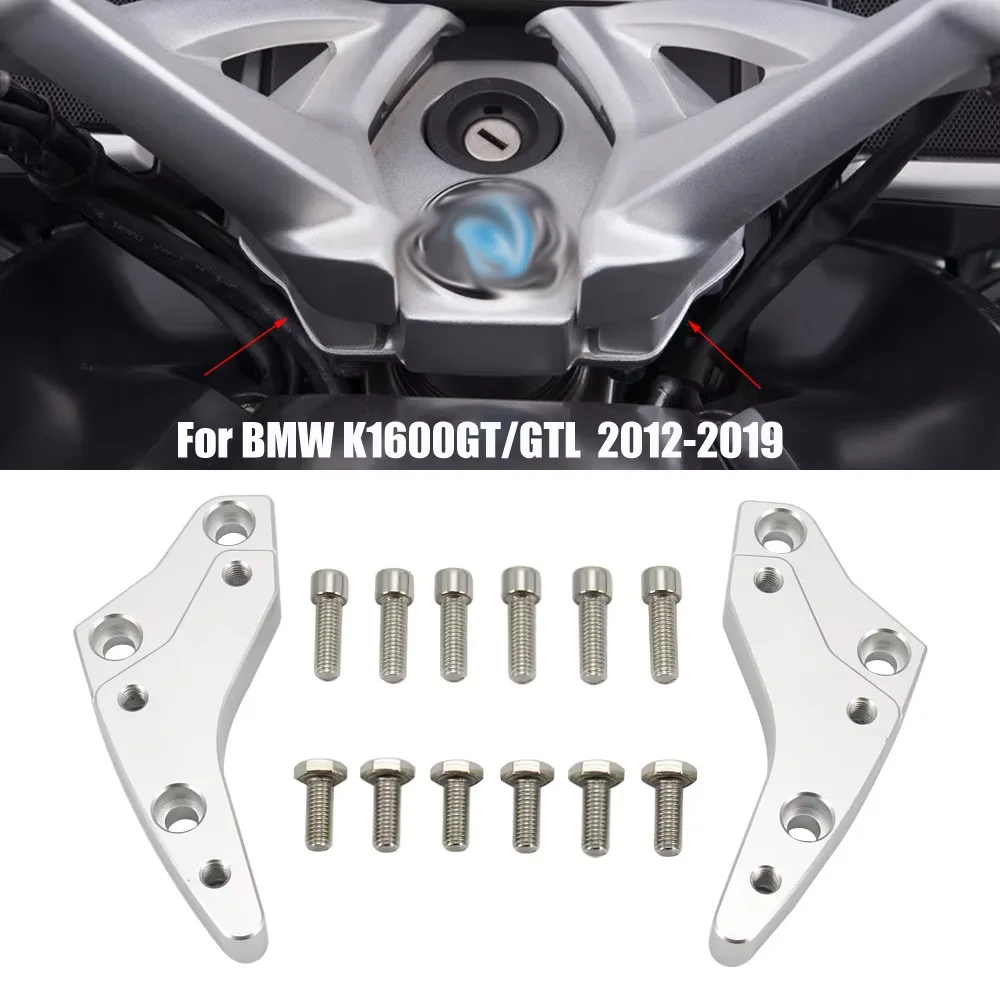

Motorcycle Aluminum Alloy Handlebar Risers 18mm Height up Adapters For BMW K1600GT K1600GTL K1600 K 1600 GT L 1600GT GTL 12-2019