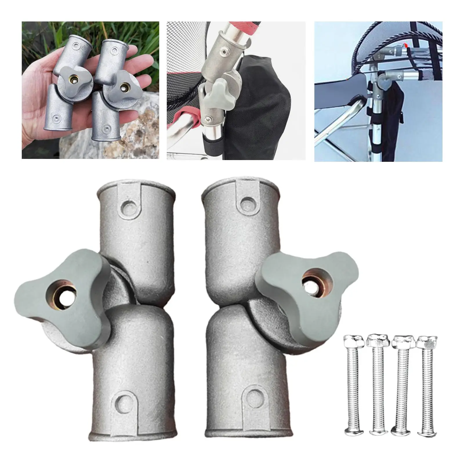 1 pair 25mm Fishing Chair Converte Adjustable Gear Armchair Converter Folding Lifting Bracket Furniture Chair Hinge Hardware