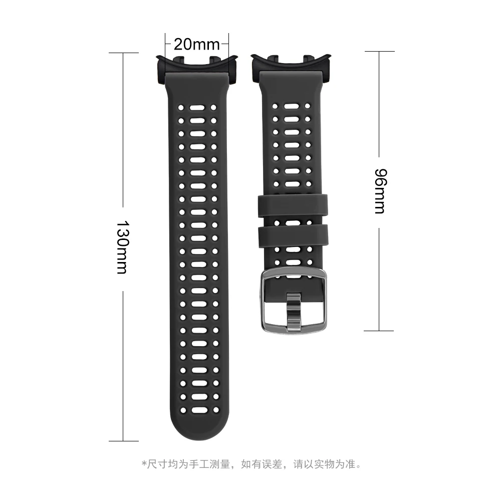 Cinturino in silicone traspirante per cinturino Honor Watch Fori d'aria + cinturino sportivo regolabile con fibbia in lega di zinco Bracciale uomo donna