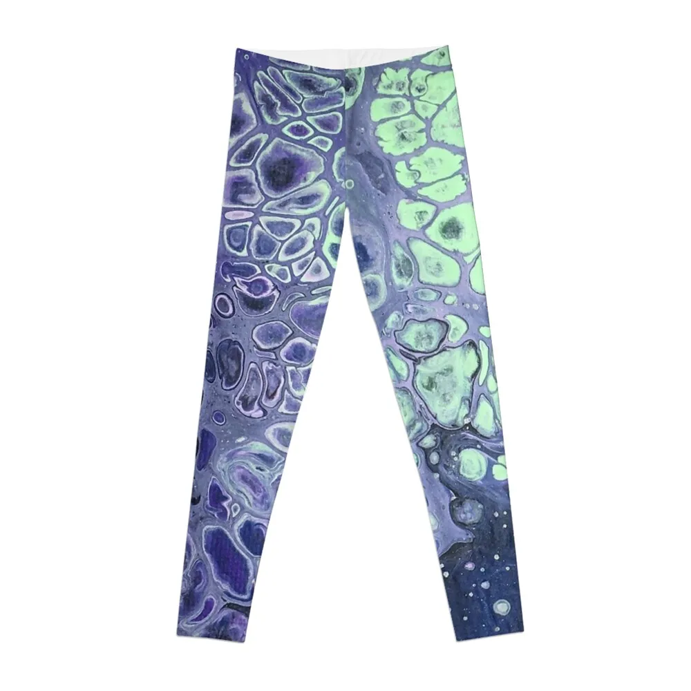 

Mint and Lavender Leggings Fitness's gym clothes Women's sports Womens Leggings