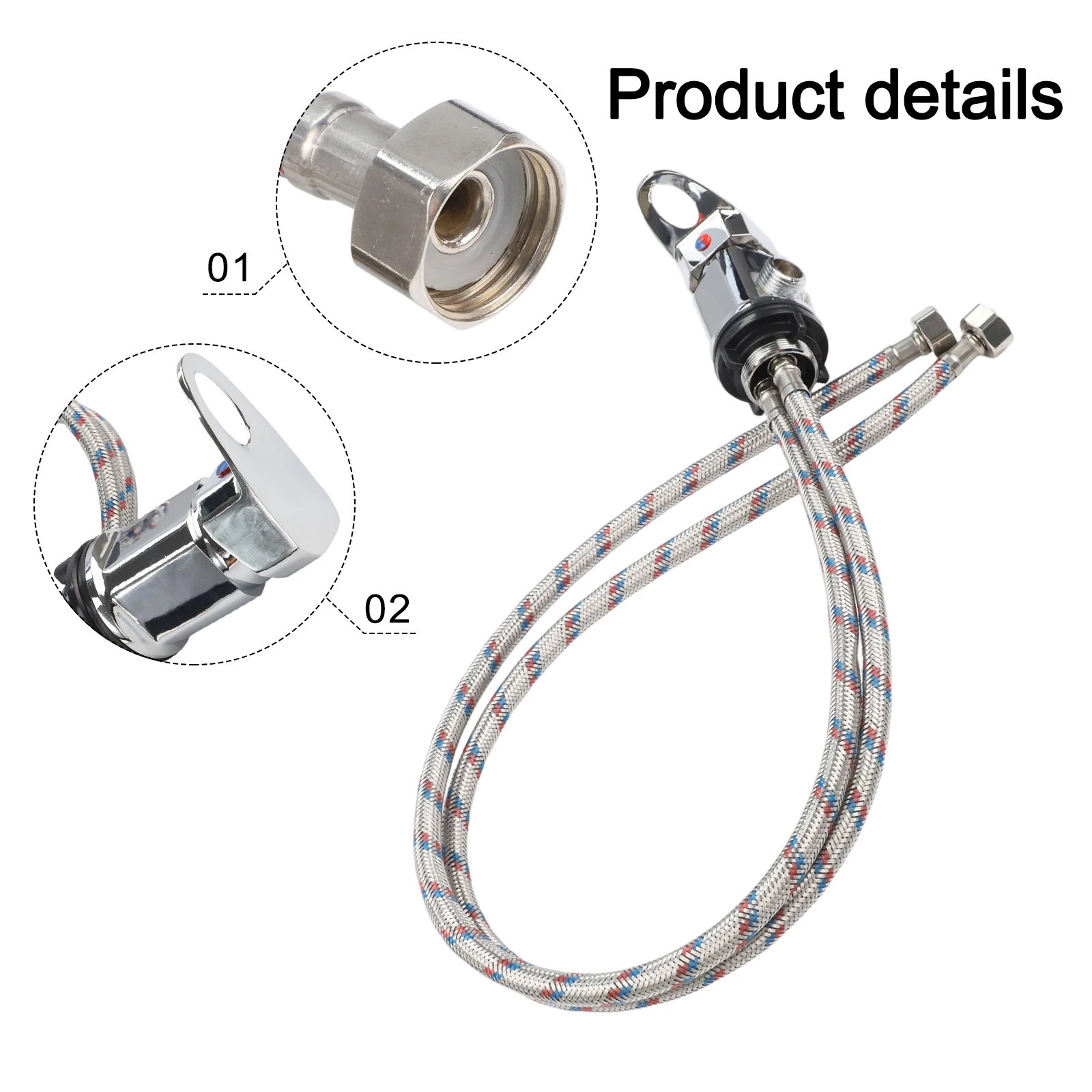 for camper Accessories Mixing Valve Consistent Water Flow Easy Installation for on-demand Functionality Stainless Steel Parts