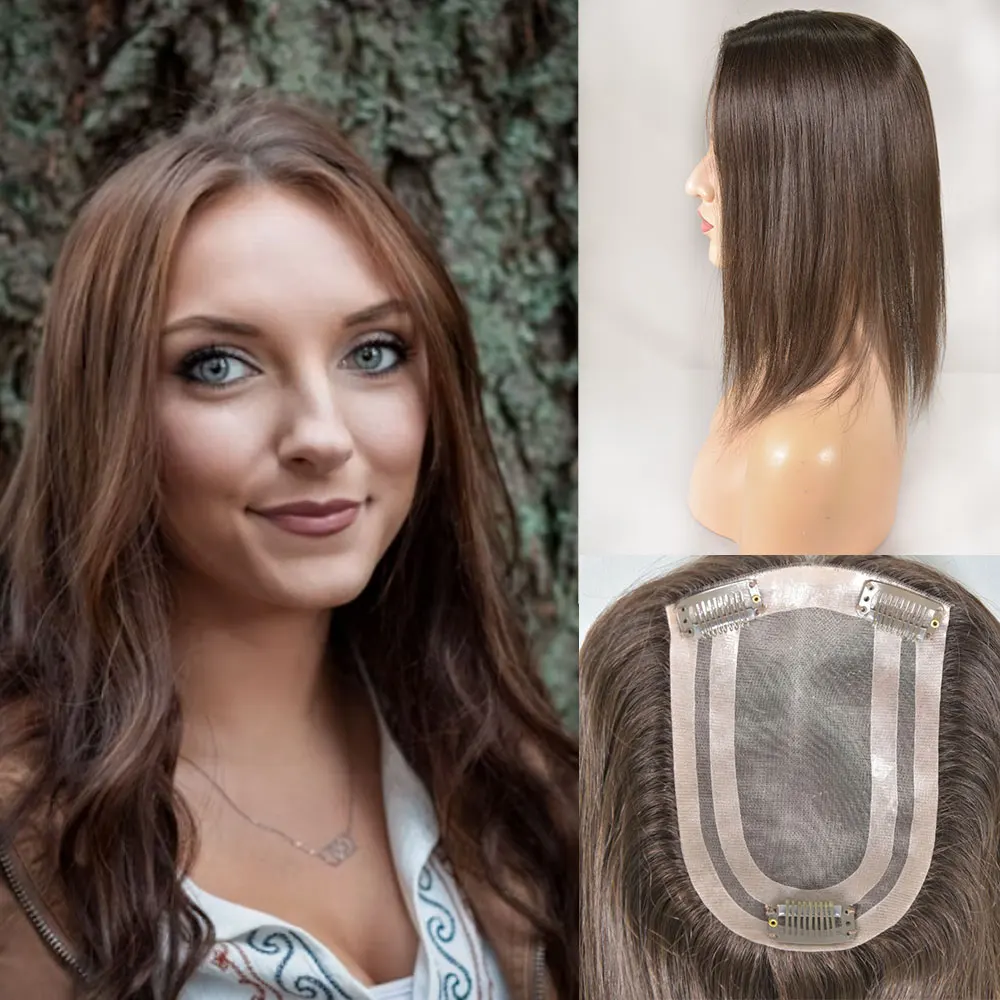 topper-de-cheveux-14-pouces-en-cheveux-humains-europeens-100-naturels-mono-lace-avec-clip-en-pu-lisse-brun-3--extensions-de-cheveux-pour-femmes-topper-4x6-pouces