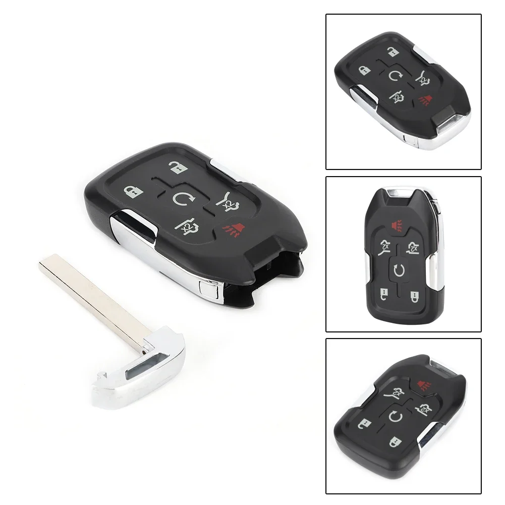 6 Button Car Remote Flip Key Fob Shell Case Fit For Chevrolet Suburban Tahoe Yukon XL 13580802