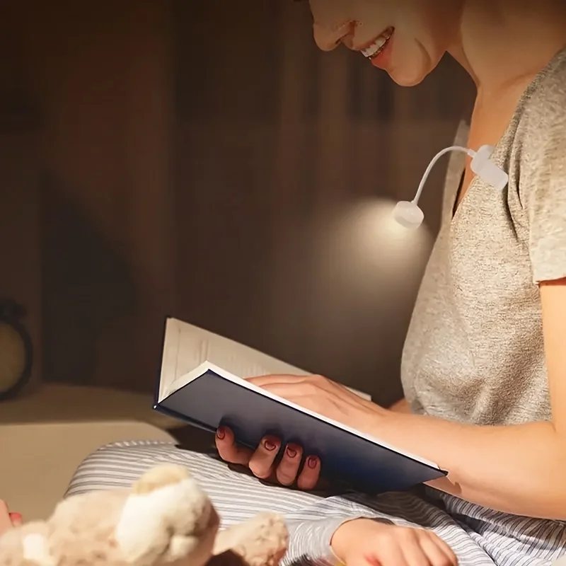 3 Color Adjustment Options, a Bedroom Night Light, Reading Lamp, Adjustable Brightness, 360 ° Flexible Neck, Suitable for Night