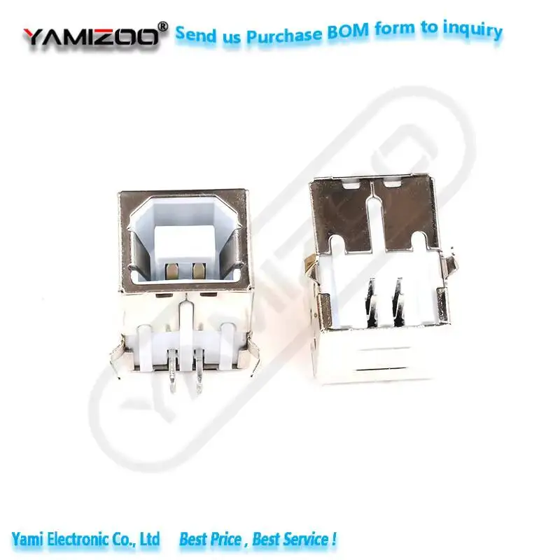1~5 Stück B-Typ USB-Buchse Stecker Quadratischer Anschluss D BF Adapterplatine Schnittstellenkopf Drucker – Detail 4
