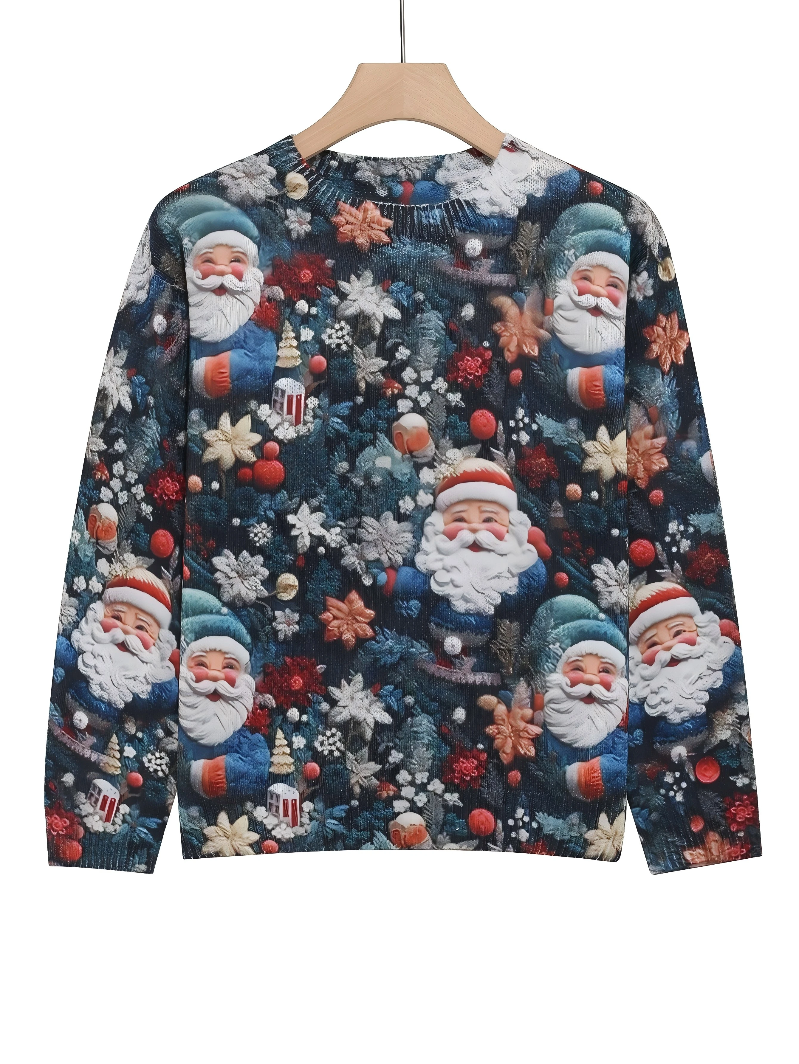 Рисунок 2 - Женский вязаный свитер серого цвета