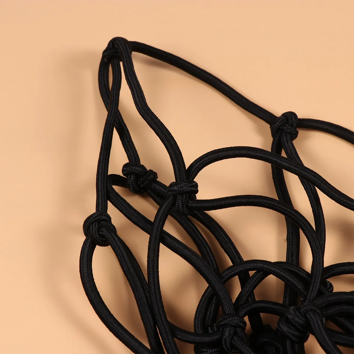 Plant Branch Pressure Net Black Elastic Dacron Rubber Hooks Easy Install Indoor Greenhouse Light Receiving Mesh 100x100cm