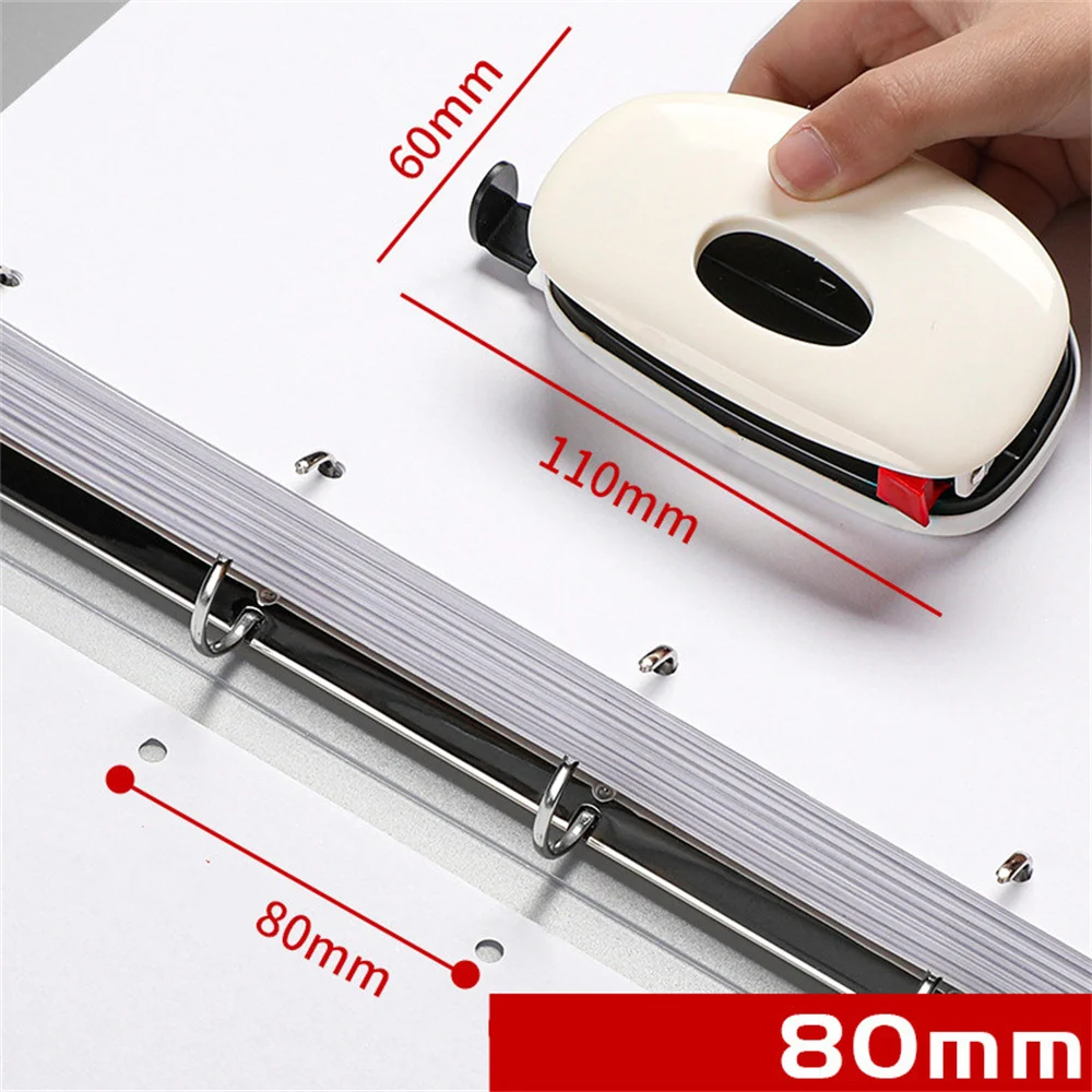 Imagem -03 - Prova Dágua a4 Paper Punch Folder Hole Binder Office Storage File Ring Test Ring Data Storage Learning Supplies Binder à