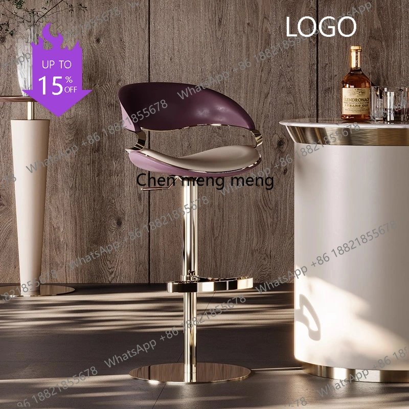 

Accent Make Up Bar Chairs Counter Restaurant Minimalist Computer Barstools Relaxing Ergonomic Bancos De Bar Trendy Furniture