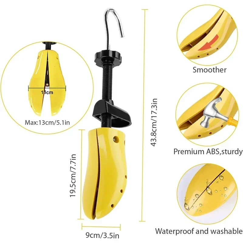Repacego 1/2pcs Shoe Trees Adjustable Shoe Stretcher Plastic Expander Men Women Unisex Length Width shoes Extender Keeper Heels image 6