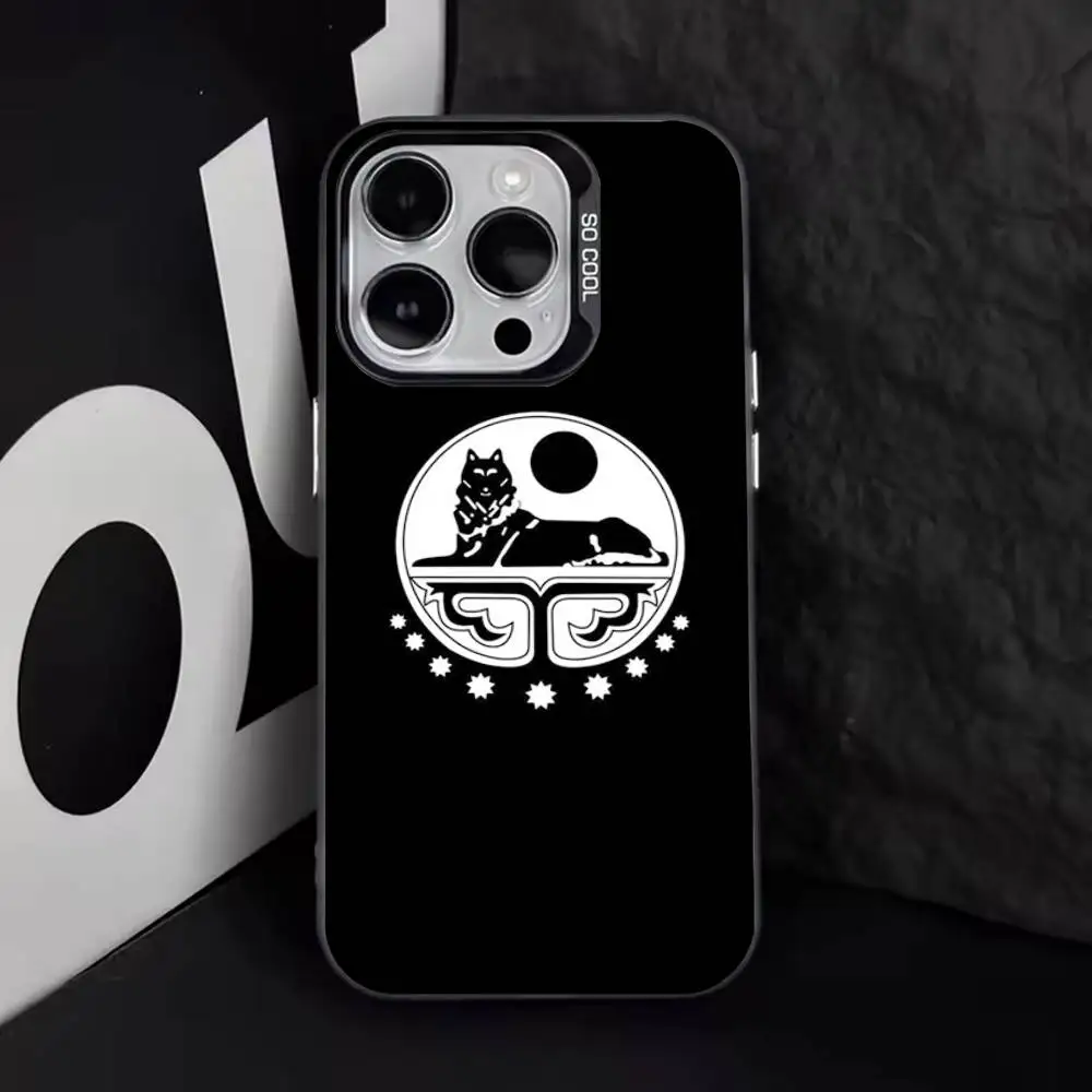 ChechenS Coat of Arms Flag Phone Case For iPhone 17,16,15,14,13,12,11,Pro,Max,Plus,E,Air,Mini Black Tpu Cover