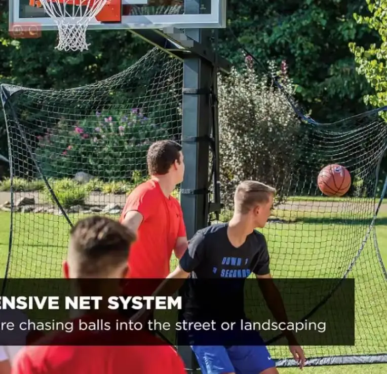 공장 도매 농구 야드 가드 수비 네트 시스템 접이식 네트 농구 리바운더 네트