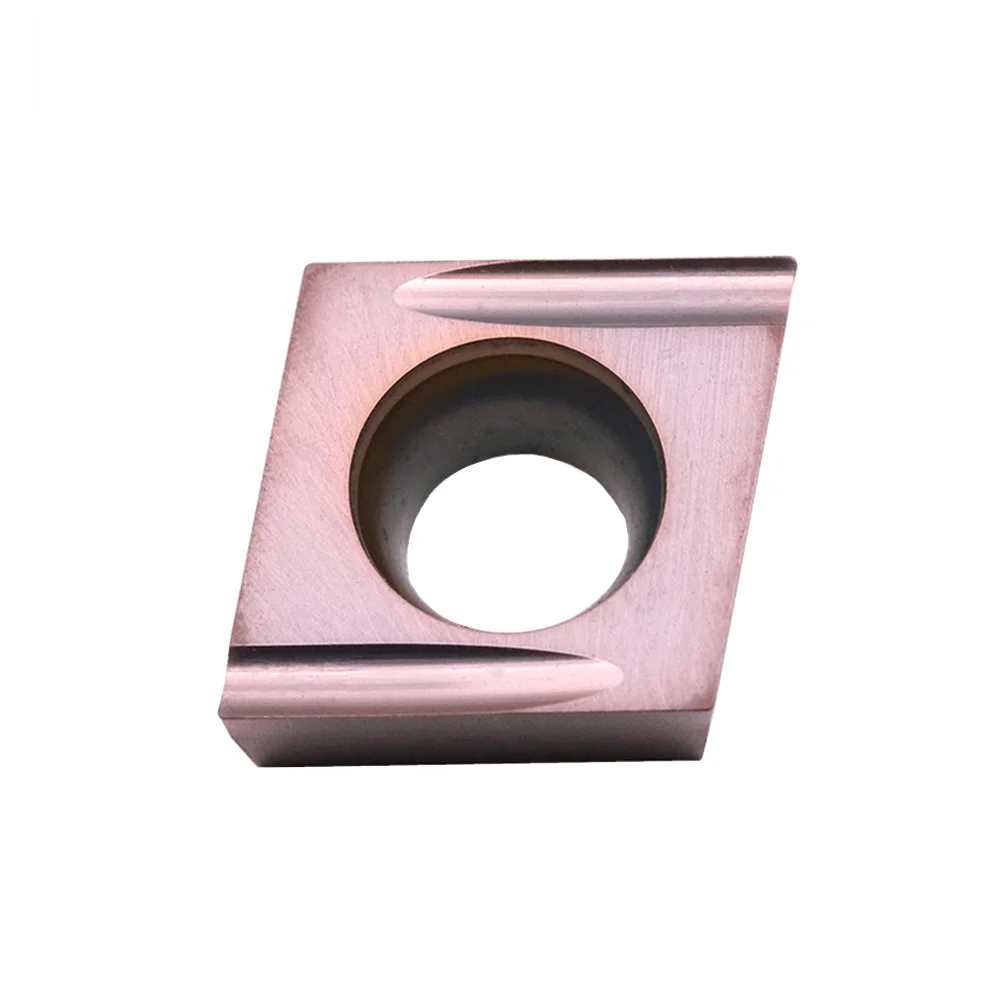 5PCS CNC CCGT 0602 02 ER-U ZN90 ZP15  Turning Cutter Processing Cermet Fine Steel Parts Have Good Finish Carbide Inserts