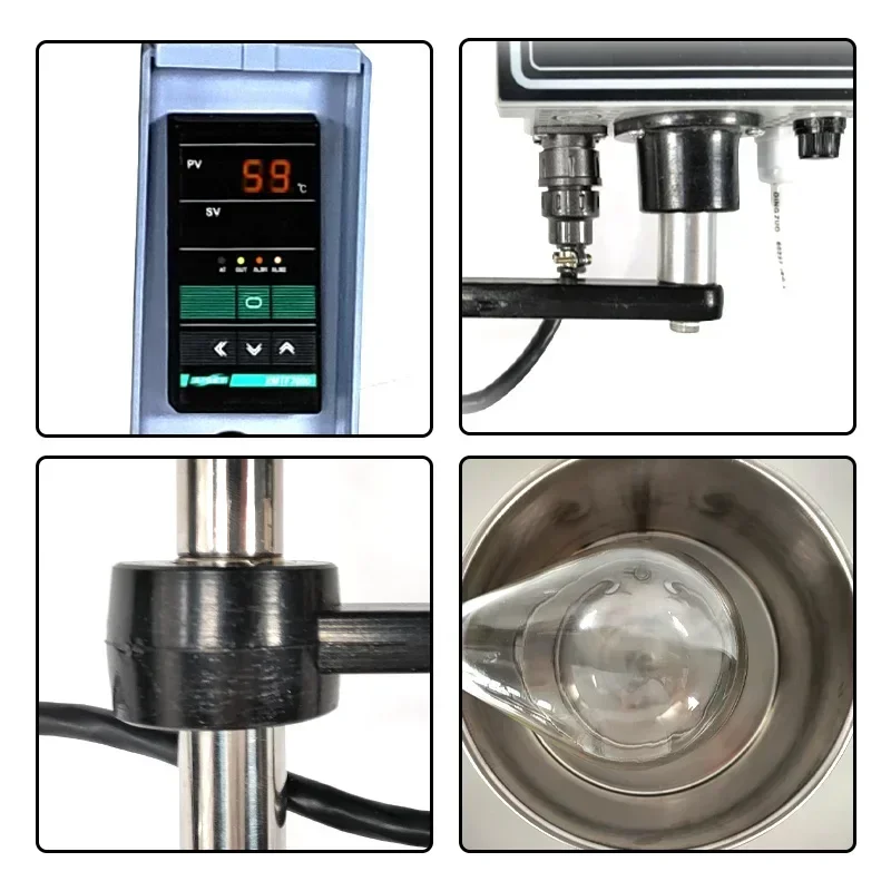 Rotary Evaporator RE-301/501 RE-201D 2L 3L Vacuum Distillation Purification Crystallization Rotary Evaporator for Lab Use