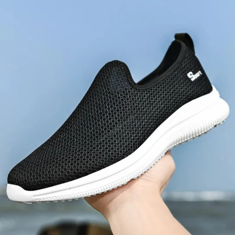 

New Men Fashion Shoes Loafers Light Walking Breathable Summer Comfortable Casual Shoes Men Sneakers