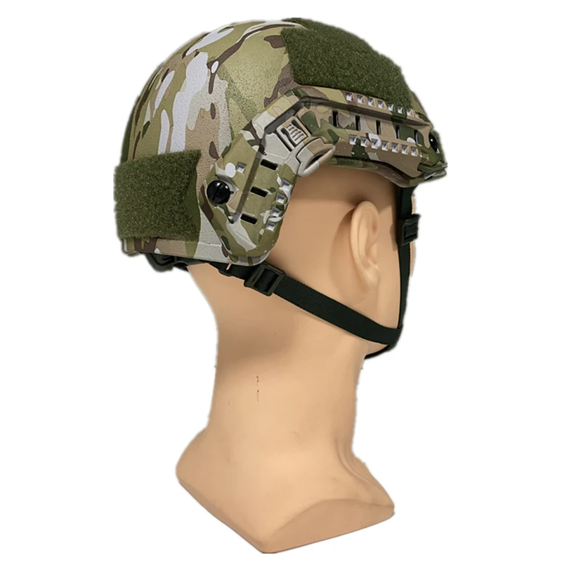 Capacete balístico Kevla High Cut Combat, Almofada de suspensão rápida de Wendy, Capacete à prova de balas, NIJ IIIA